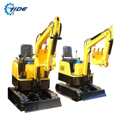 Micro construction equipment 1 tons hydraulic crawler mini excavator with hammer